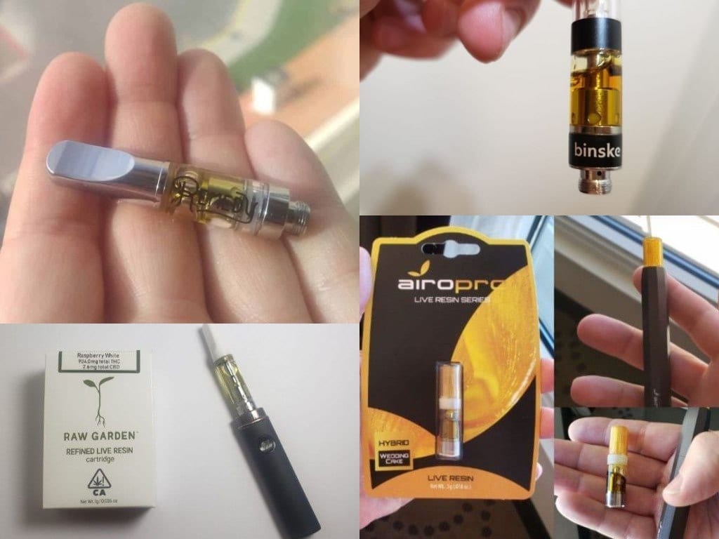 what is a live resin cart